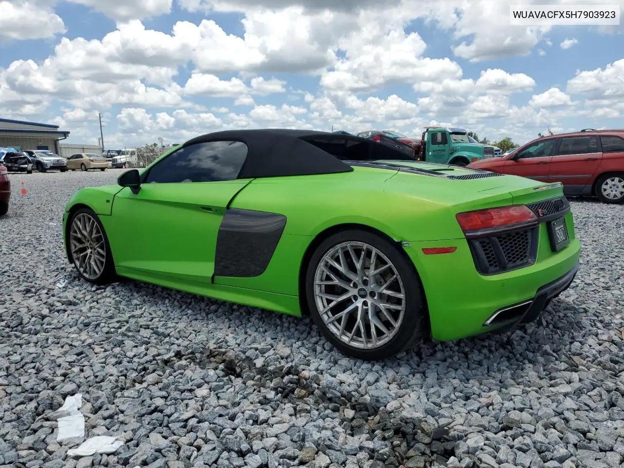 2017 Audi R8 Spyder VIN: WUAVACFX5H7903923 Lot: 57079895