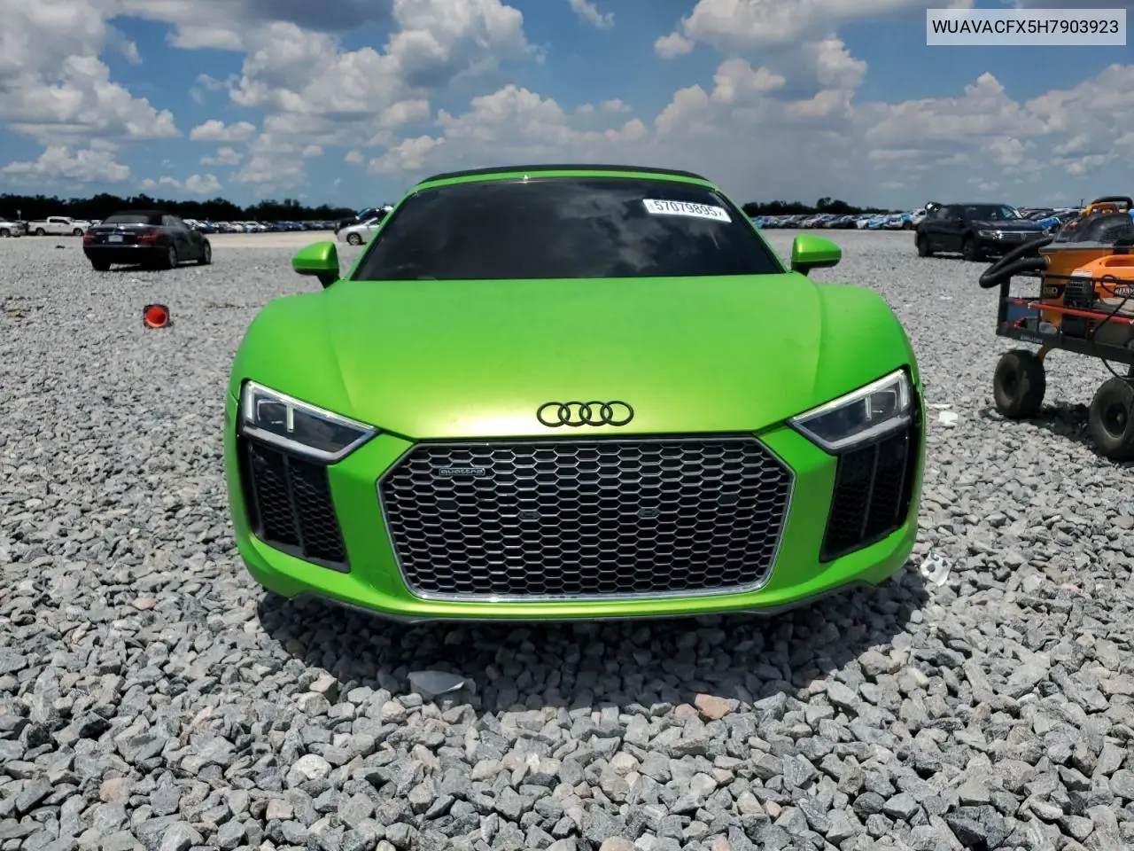 2017 Audi R8 Spyder VIN: WUAVACFX5H7903923 Lot: 57079895