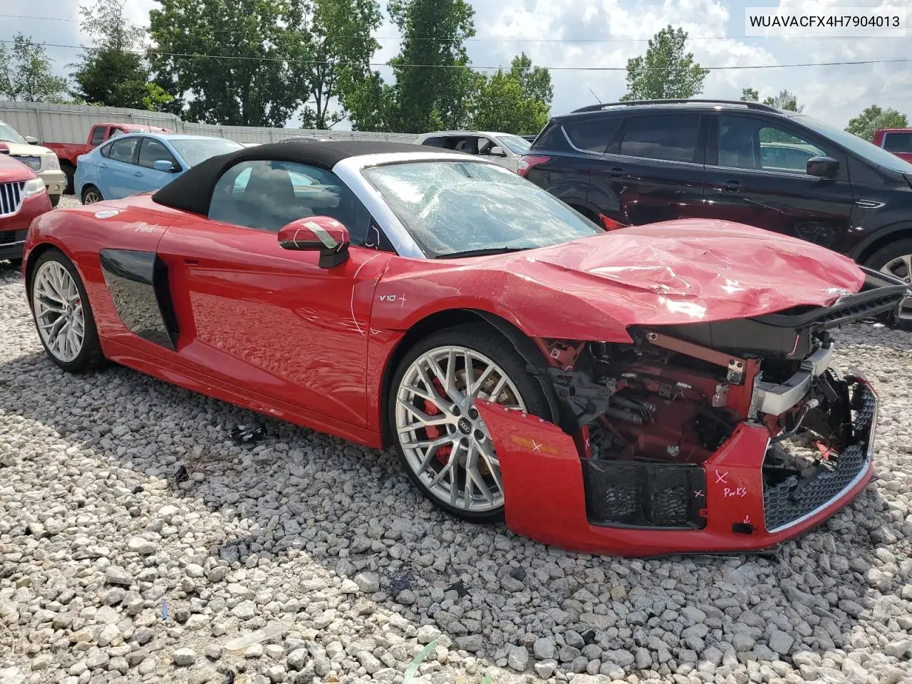 2017 Audi R8 Spyder VIN: WUAVACFX4H7904013 Lot: 62480965