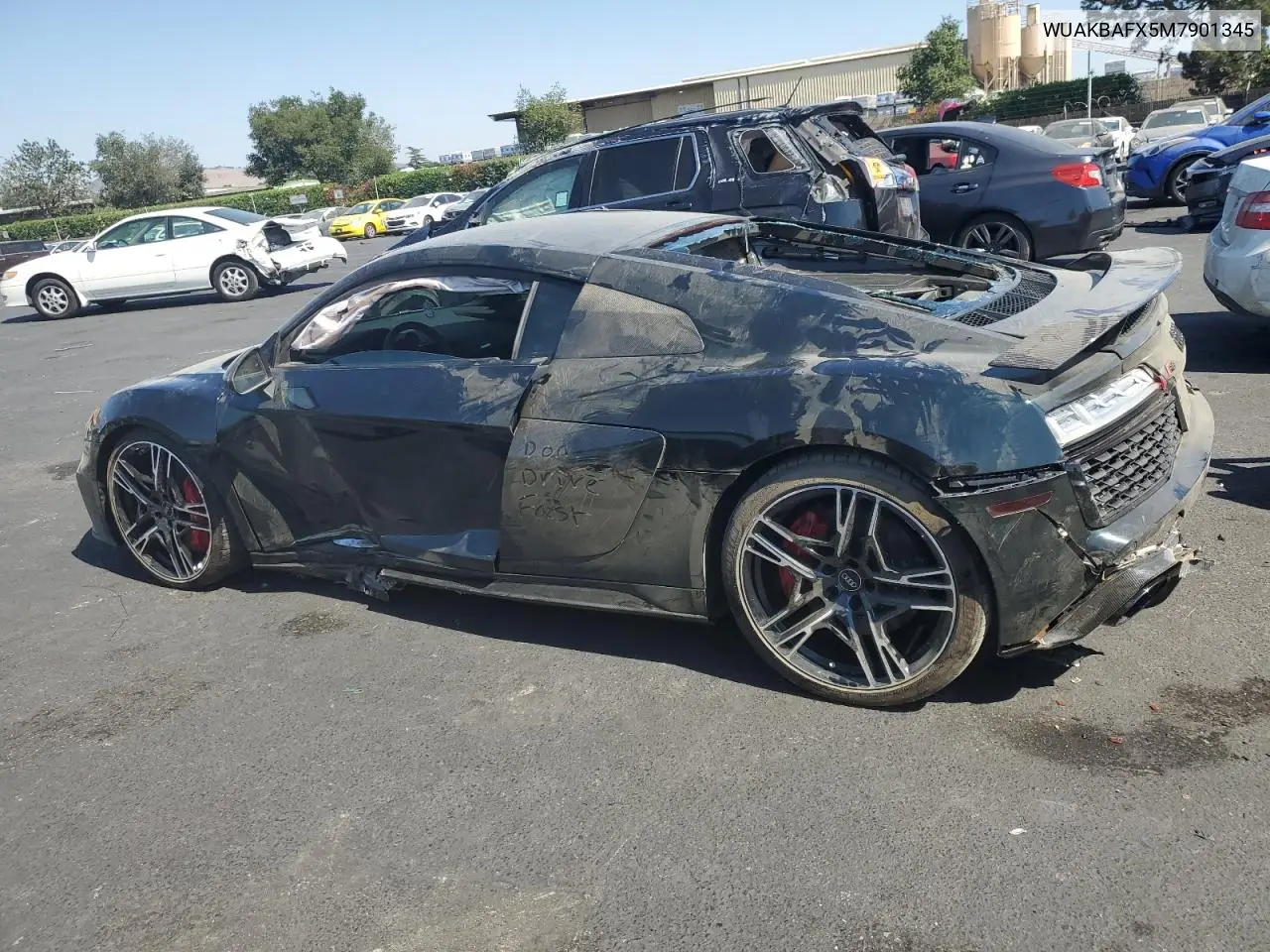 2021 Audi R8 VIN: WUAKBAFX5M7901345 Lot: 64728815