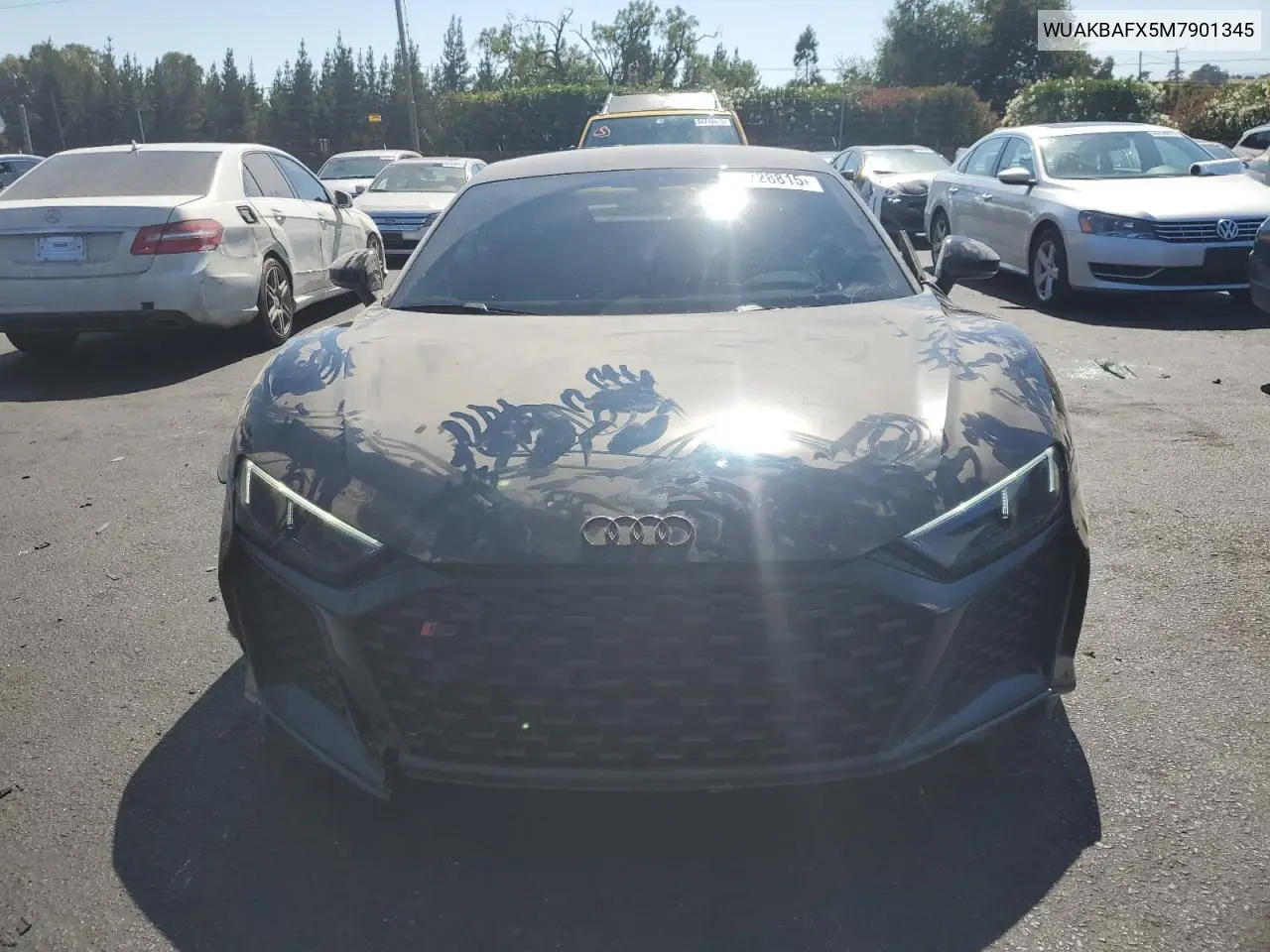 2021 Audi R8 VIN: WUAKBAFX5M7901345 Lot: 64728815