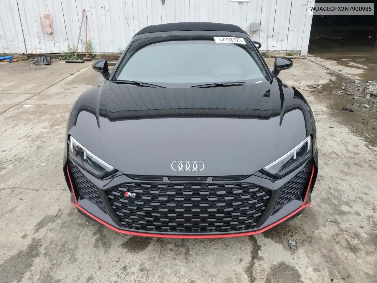 2022 Audi R8 VIN: WUACECFX2N7900985 Lot: 57258175