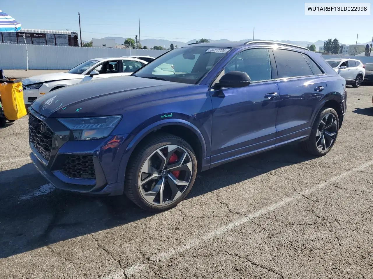 2020 Audi Rs Q8 VIN: WU1ARBF13LD022998 Lot: 56417735