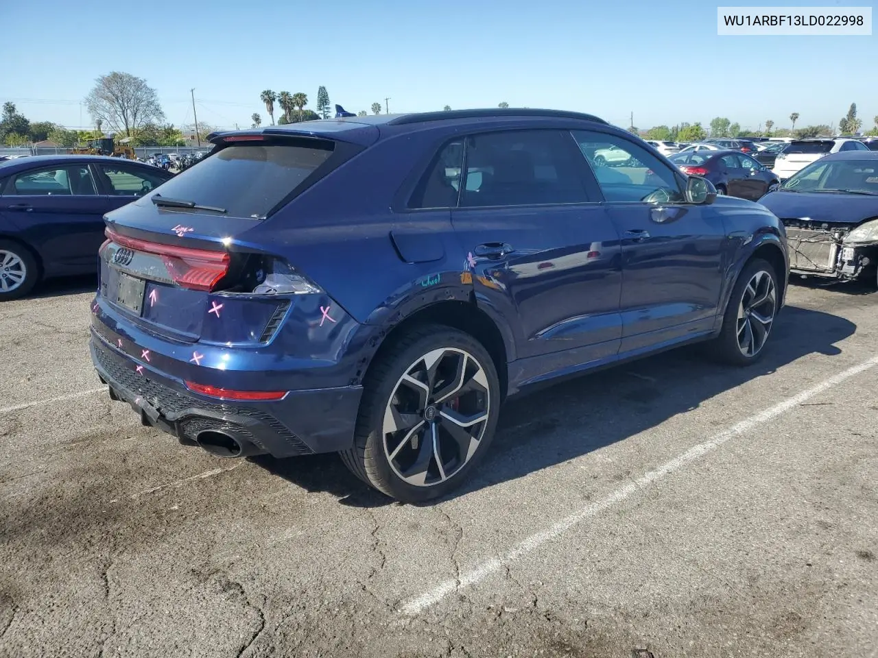 2020 Audi Rs Q8 VIN: WU1ARBF13LD022998 Lot: 56417735