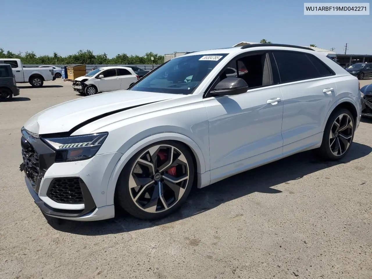 2021 Audi Rs Q8 VIN: WU1ARBF19MD042271 Lot: 55304785