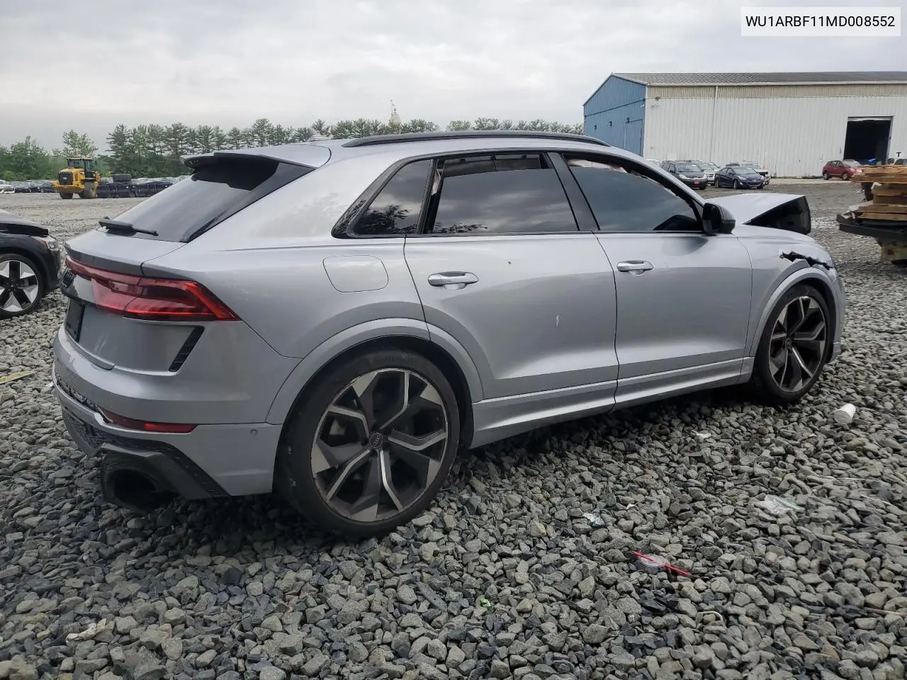2021 Audi Rs Q8 VIN: WU1ARBF11MD008552 Lot: 58619385