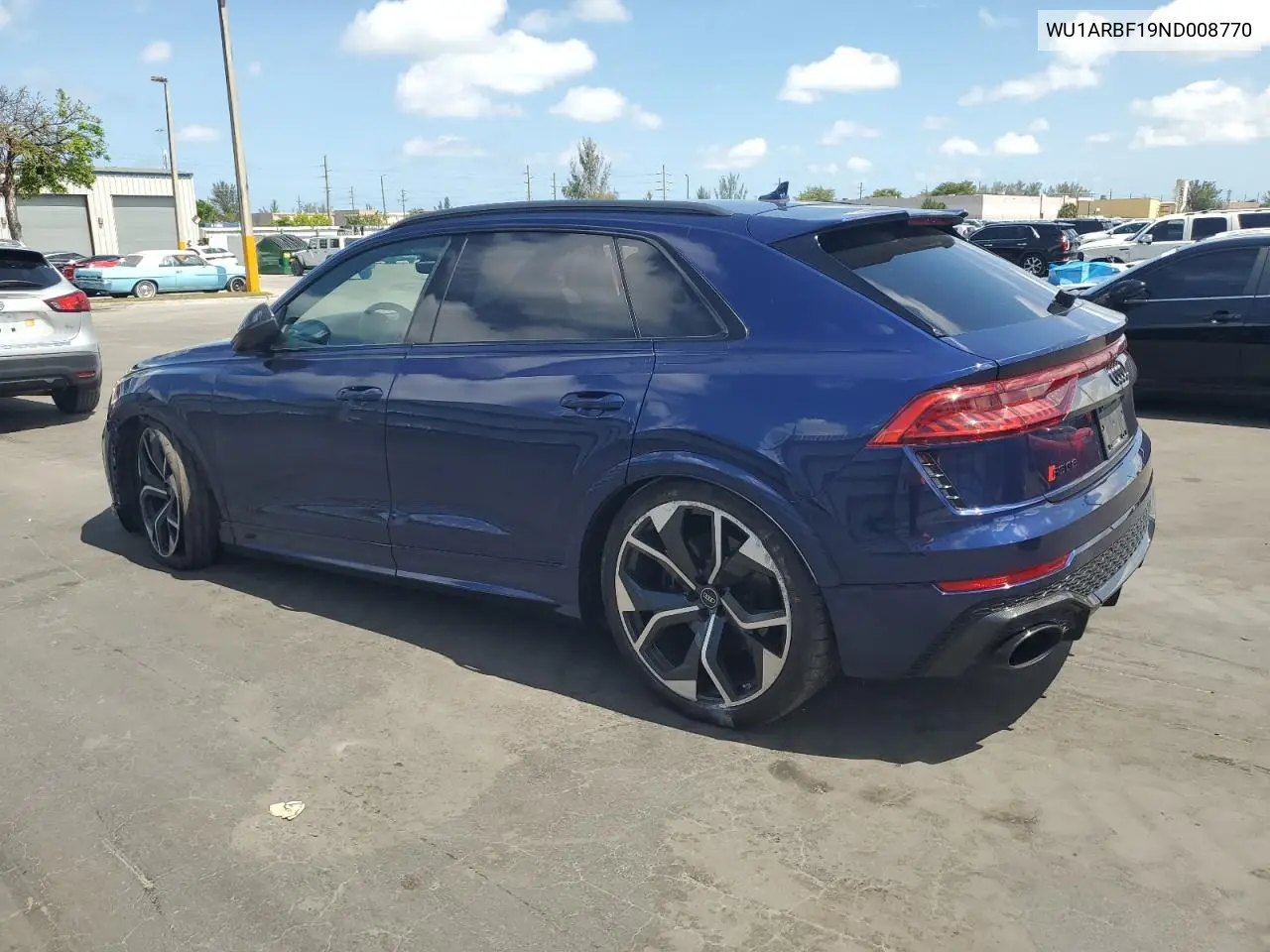2022 Audi Rs Q8 VIN: WU1ARBF19ND008770 Lot: 55914865