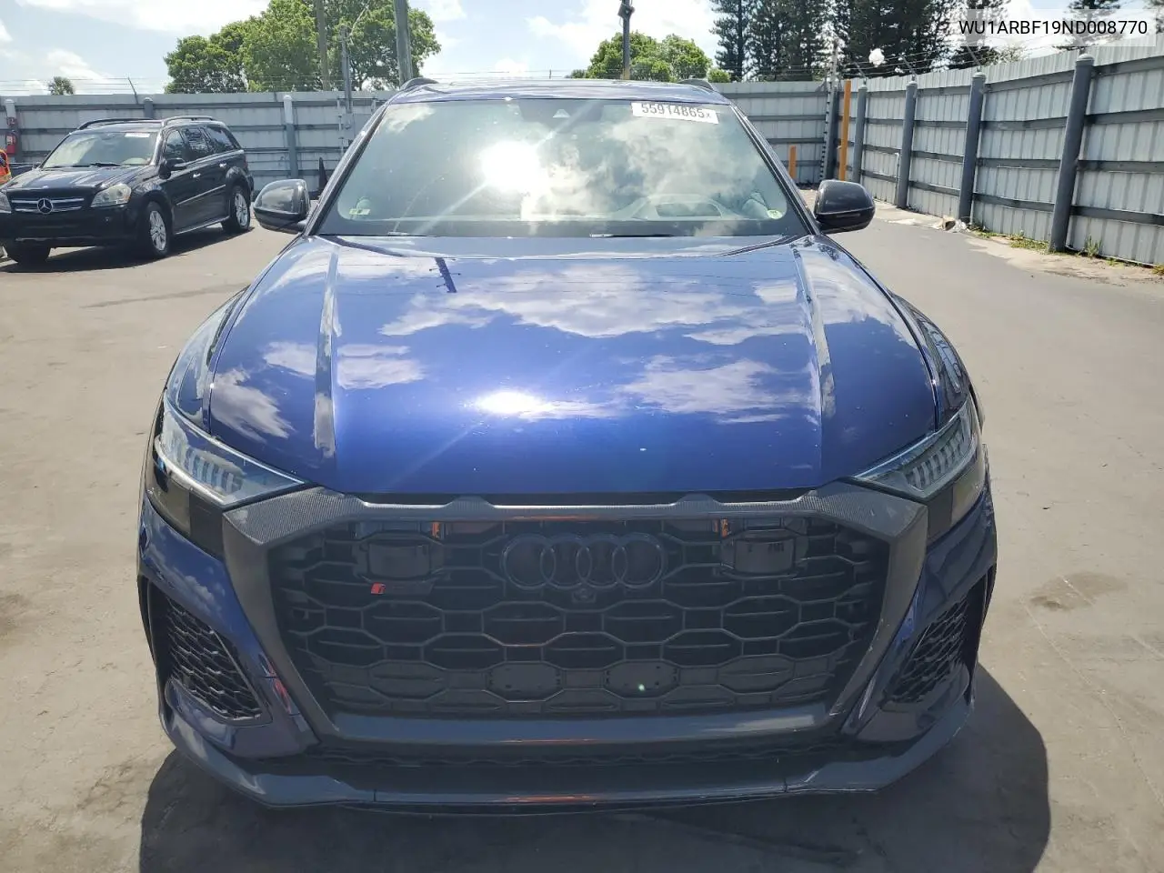 2022 Audi Rs Q8 VIN: WU1ARBF19ND008770 Lot: 55914865