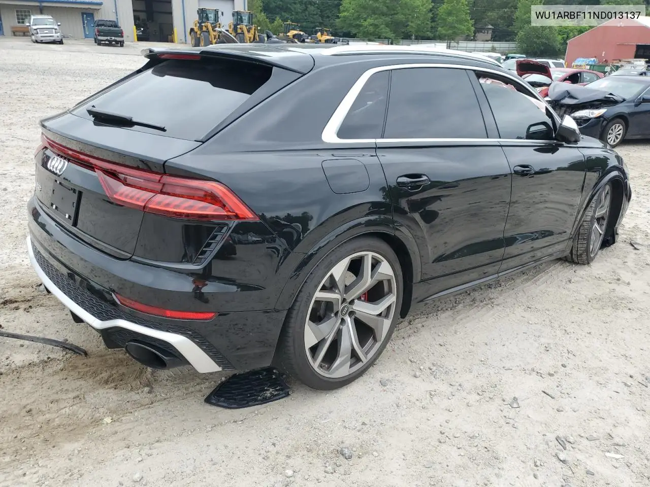 2022 Audi Rs Q8 VIN: WU1ARBF11ND013137 Lot: 59679585