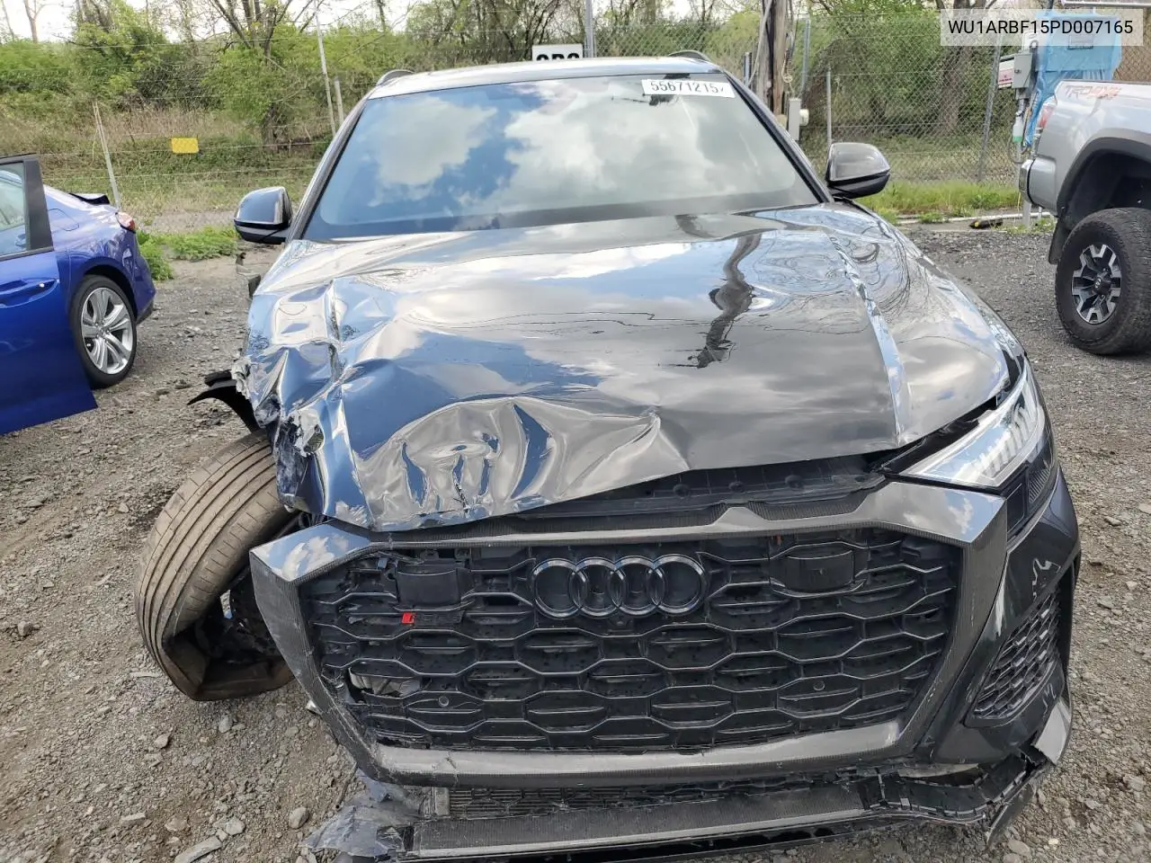 2023 Audi Rs Q8 VIN: WU1ARBF15PD007165 Lot: 55671215