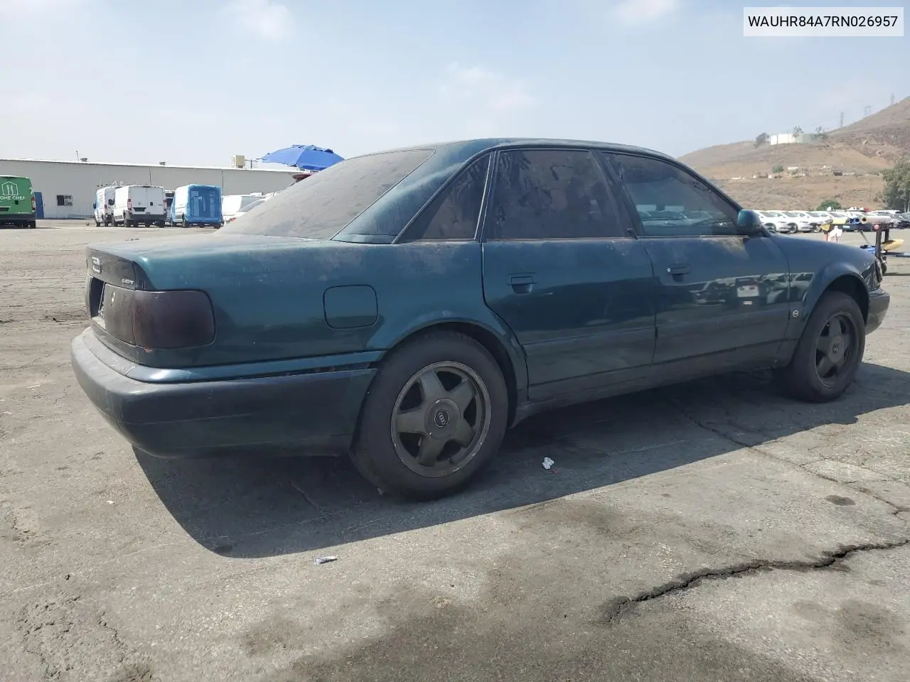 1994 Audi S4 2.7 Quattro VIN: WAUHR84A7RN026957 Lot: 61093775