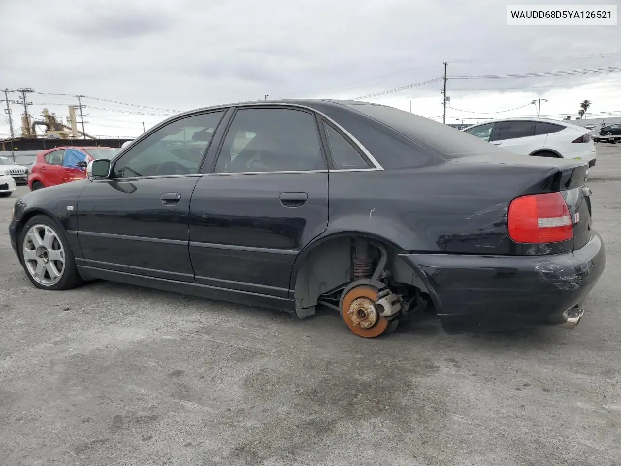 2000 Audi S4 2.7 Quattro VIN: WAUDD68D5YA126521 Lot: 53467815
