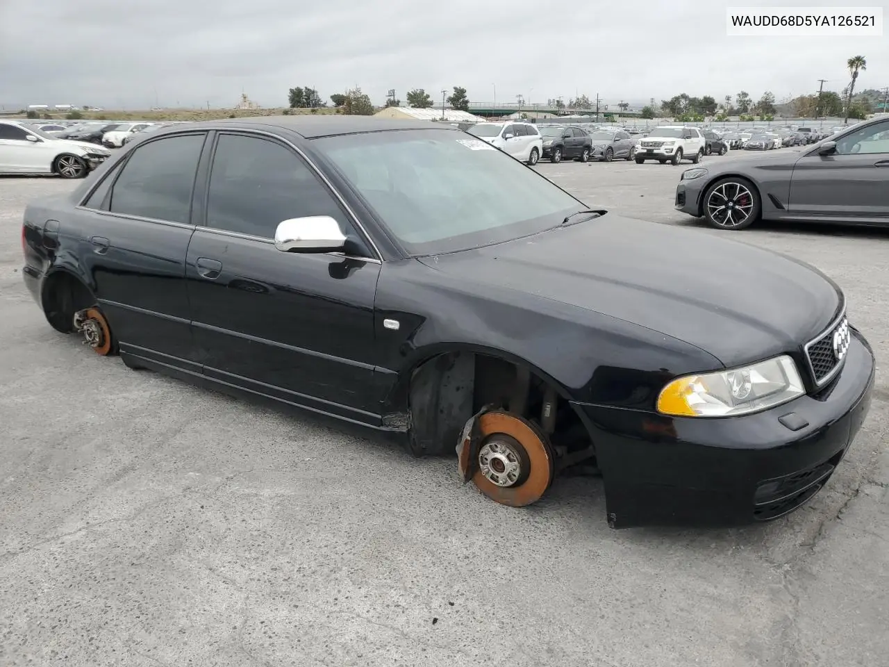 2000 Audi S4 2.7 Quattro VIN: WAUDD68D5YA126521 Lot: 53467815