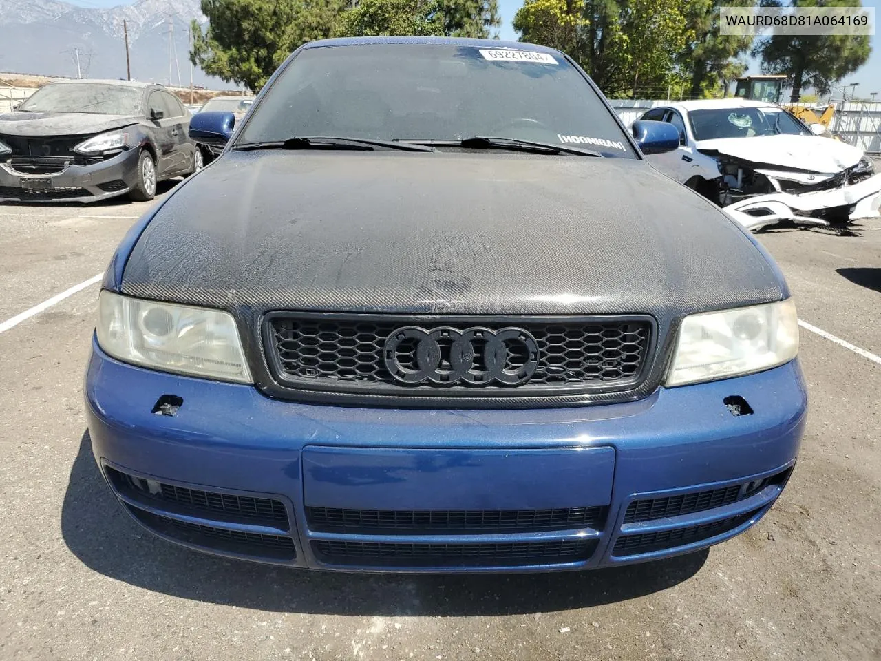 2001 Audi S4 2.7 Quattro VIN: WAURD68D81A064169 Lot: 69227804