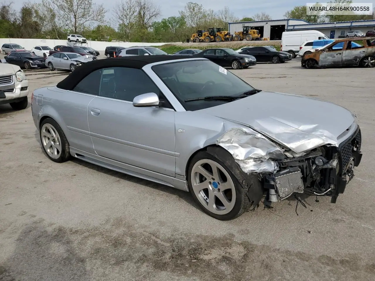 2004 Audi S4 Quattro Cabriolet VIN: WUARL48H64K900558 Lot: 54141755