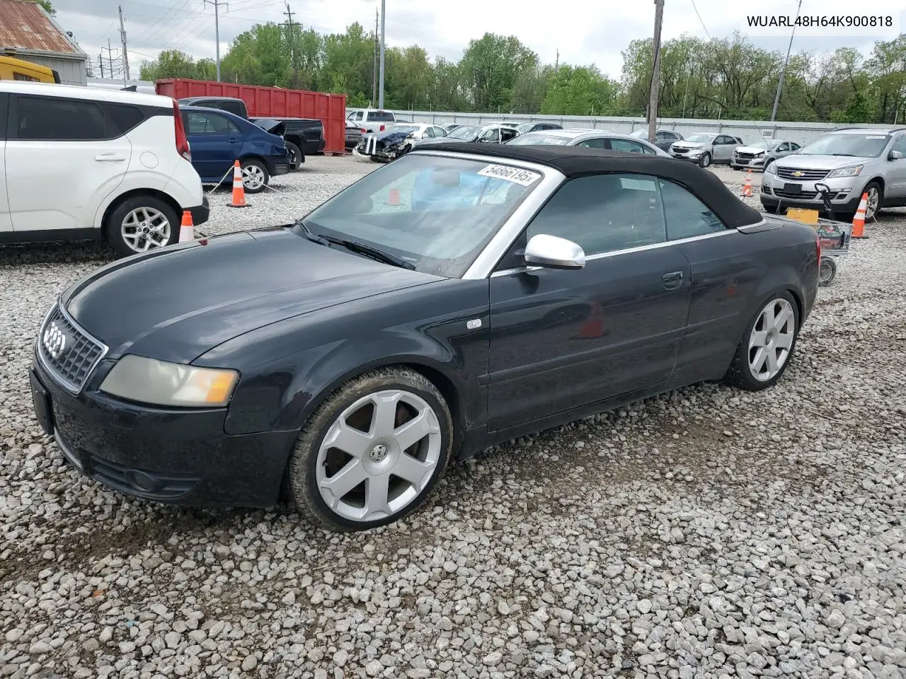 2004 Audi S4 Quattro Cabriolet VIN: WUARL48H64K900818 Lot: 54866195
