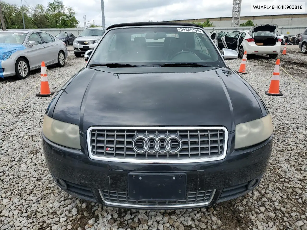 2004 Audi S4 Quattro Cabriolet VIN: WUARL48H64K900818 Lot: 54866195