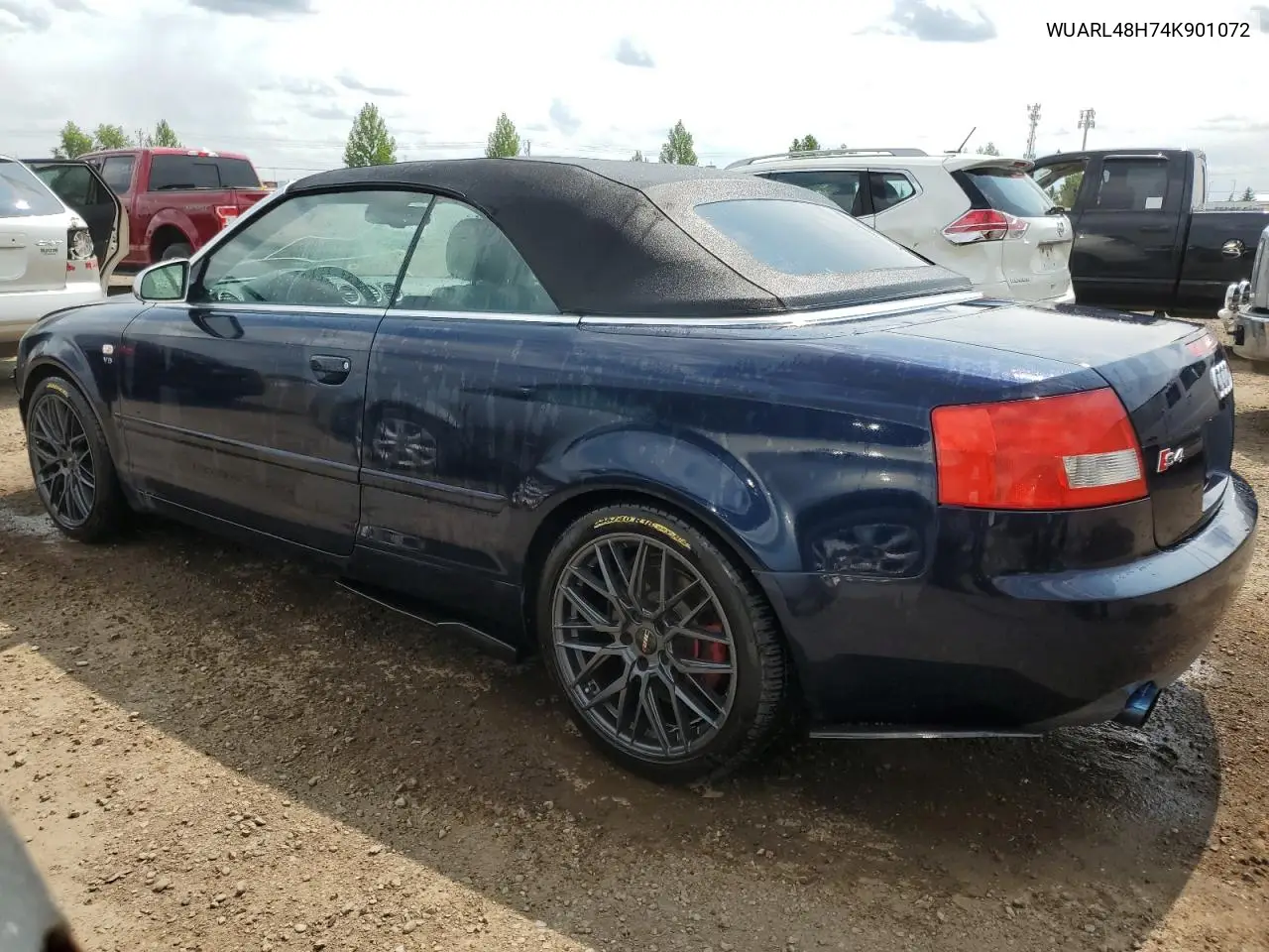 2004 Audi S4 Quattro Cabriolet VIN: WUARL48H74K901072 Lot: 59365865