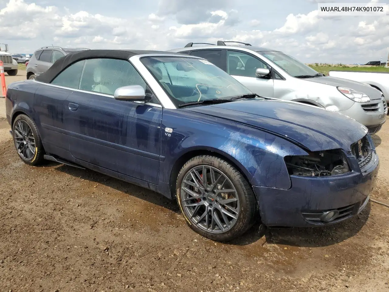 2004 Audi S4 Quattro Cabriolet VIN: WUARL48H74K901072 Lot: 59365865