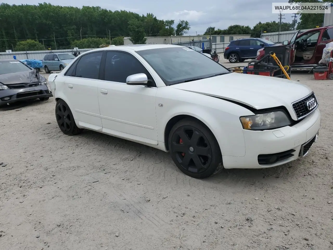 2004 Audi S4 VIN: WAUPL68E04A221524 Lot: 59434445