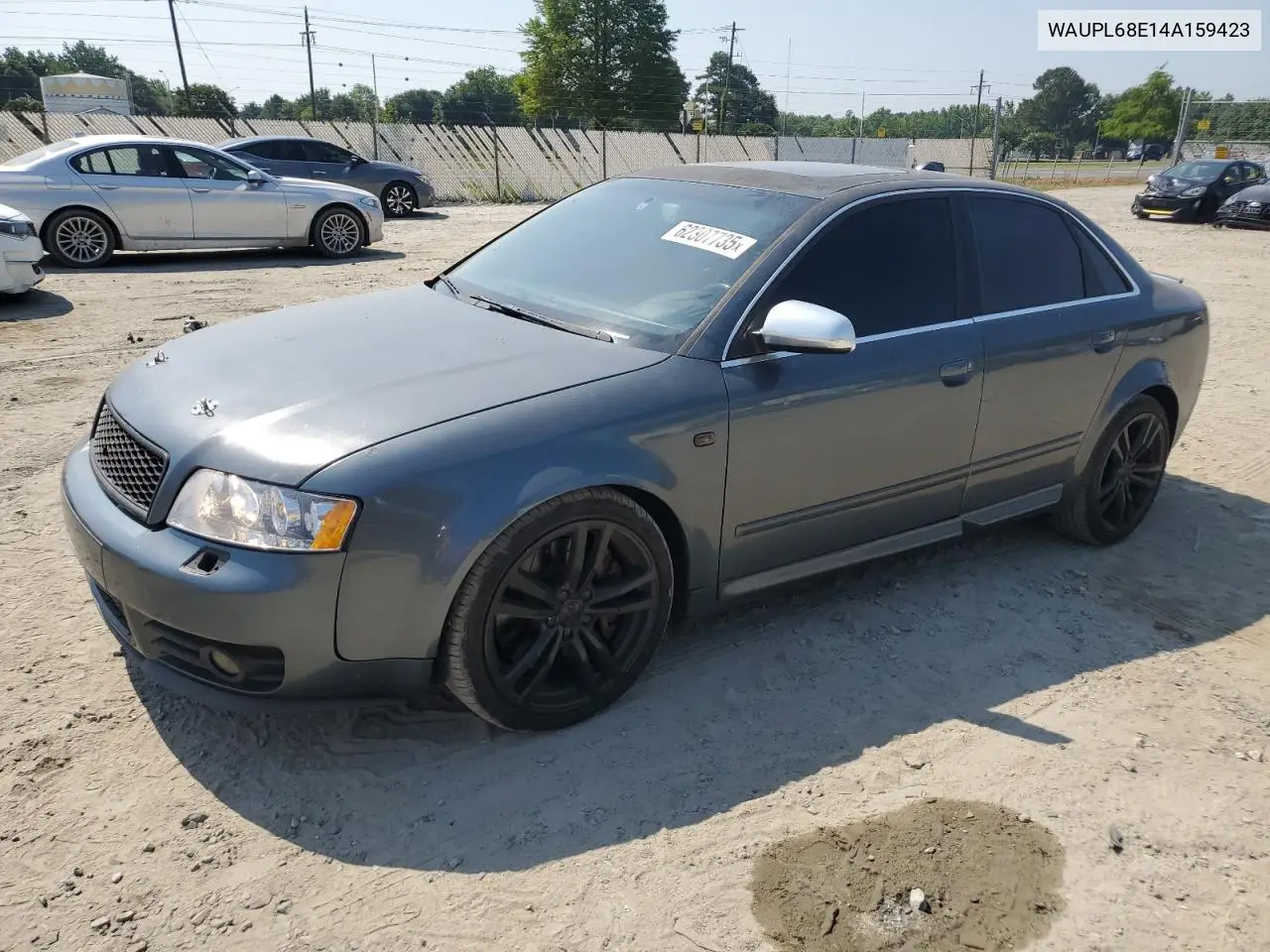 2004 Audi S4 VIN: WAUPL68E14A159423 Lot: 62307735