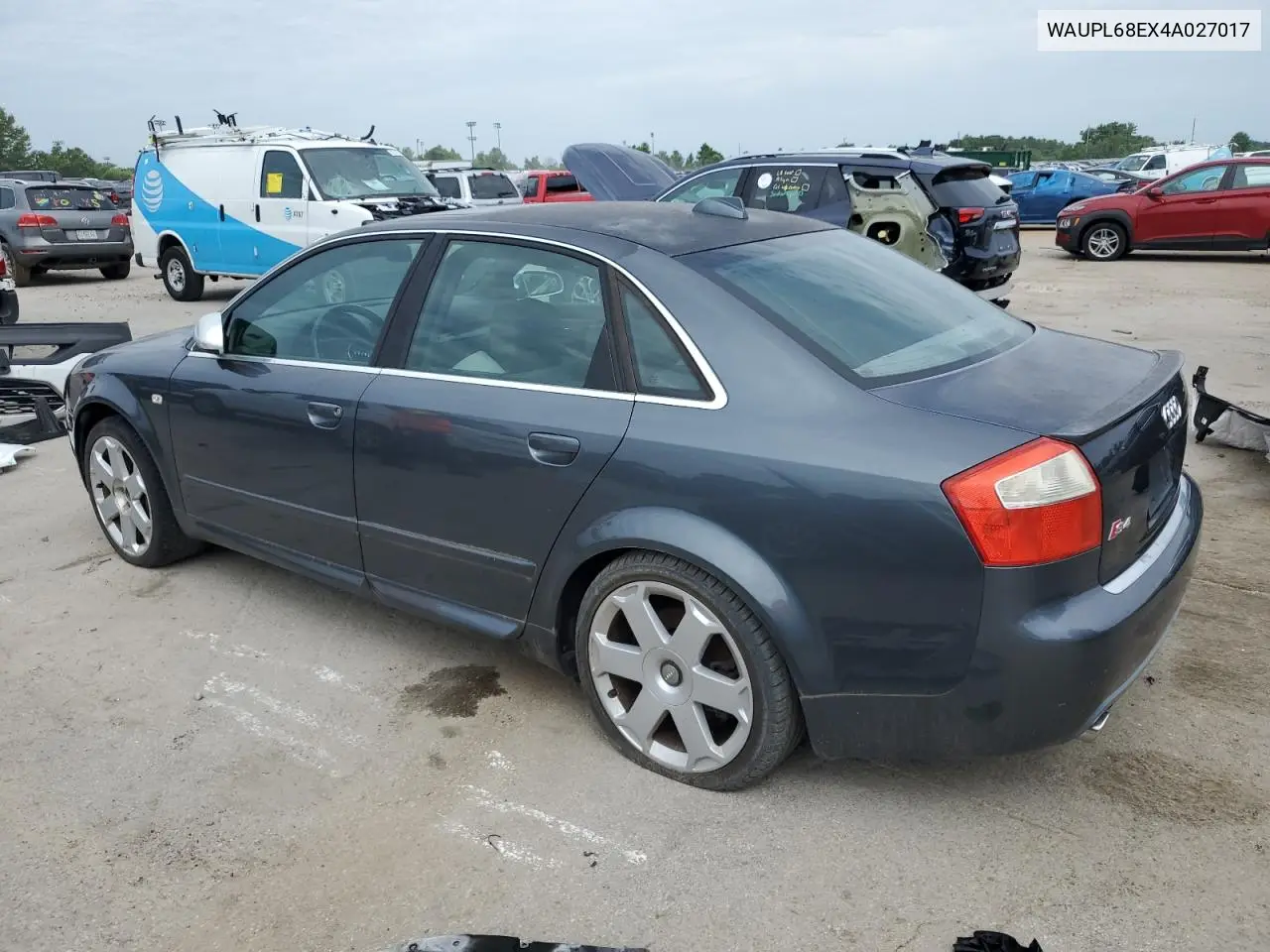2004 Audi S4 VIN: WAUPL68EX4A027017 Lot: 62939925