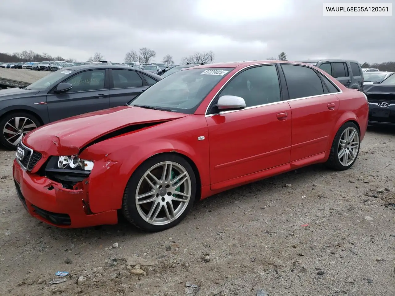 2005 Audi S4 VIN: WAUPL68E55A120061 Lot: 51220825