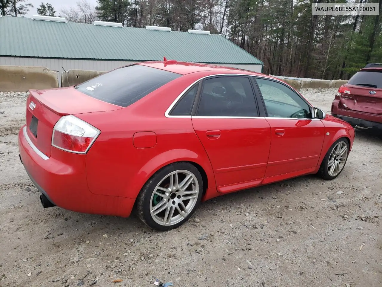 2005 Audi S4 VIN: WAUPL68E55A120061 Lot: 51220825