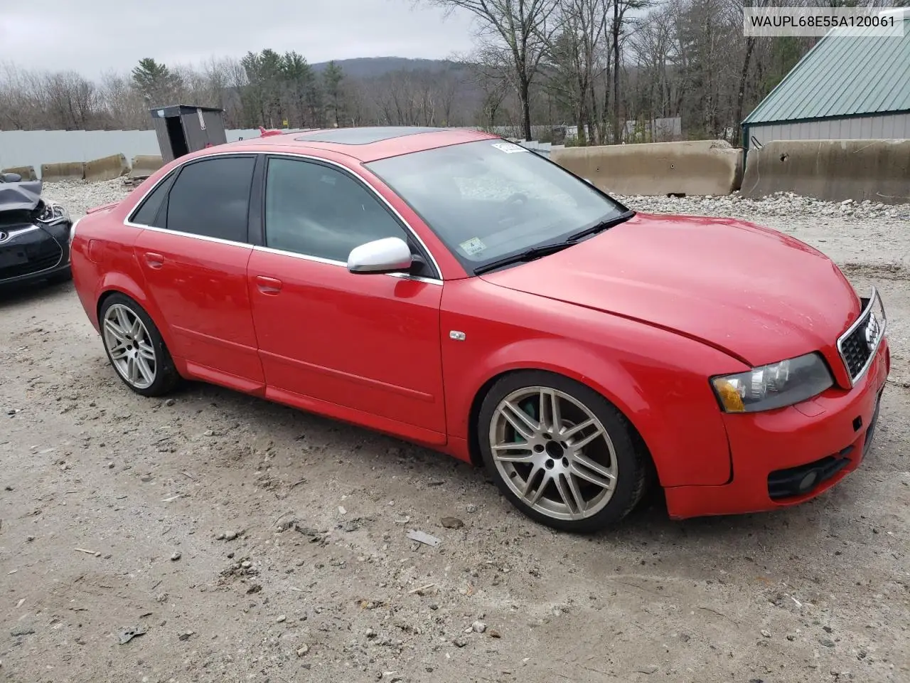 2005 Audi S4 VIN: WAUPL68E55A120061 Lot: 51220825