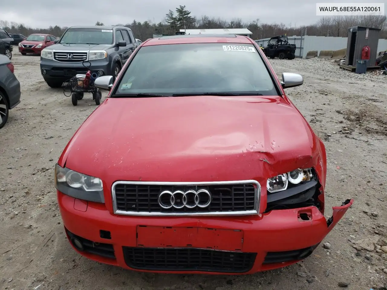 2005 Audi S4 VIN: WAUPL68E55A120061 Lot: 51220825