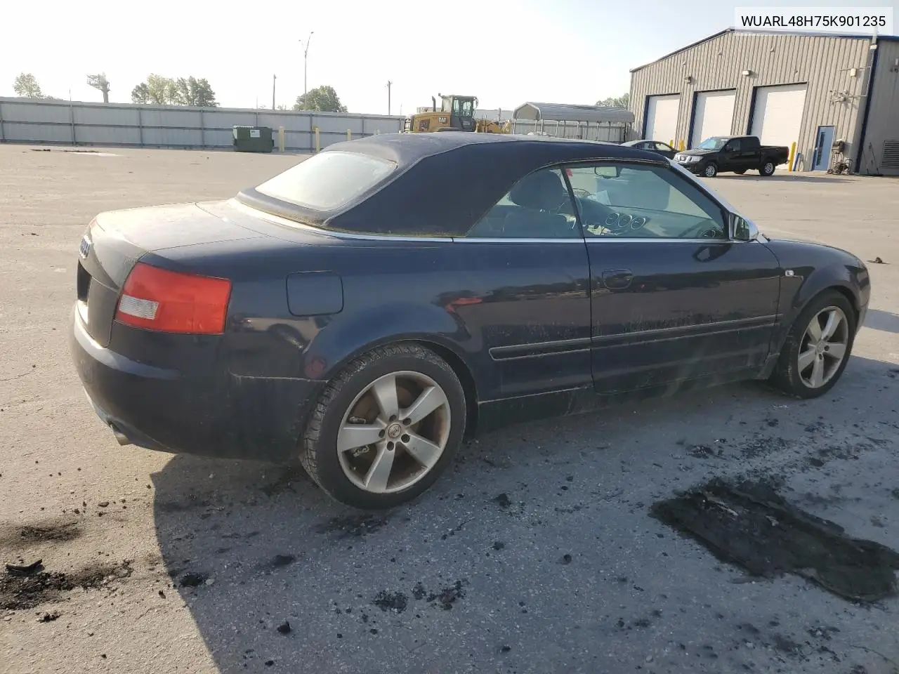 2005 Audi S4 Quattro Cabriolet VIN: WUARL48H75K901235 Lot: 53156915