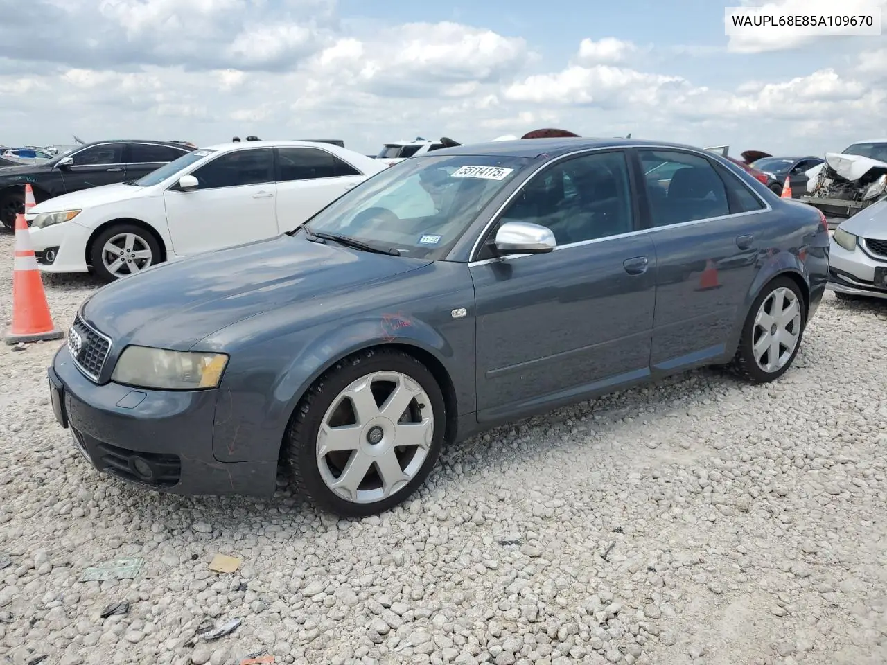 2005 Audi S4 VIN: WAUPL68E85A109670 Lot: 55114175