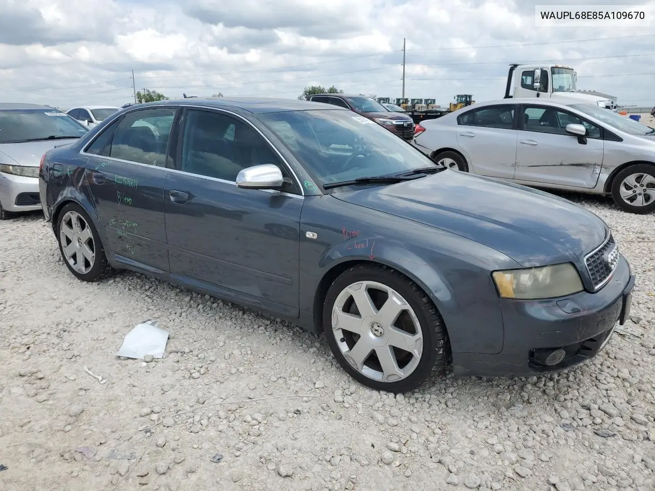 2005 Audi S4 VIN: WAUPL68E85A109670 Lot: 55114175