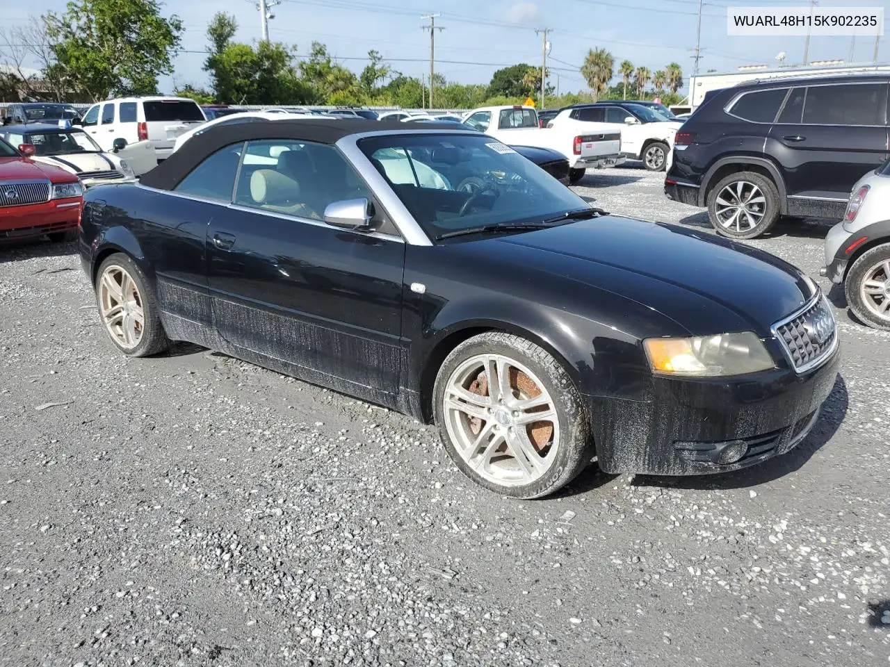 2005 Audi S4 Quattro Cabriolet VIN: WUARL48H15K902235 Lot: 60809035