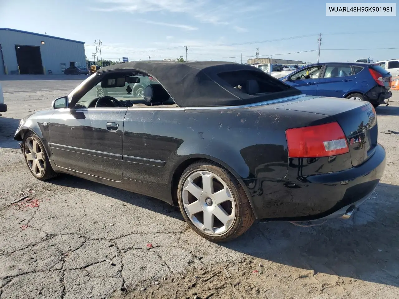 2005 Audi S4 Quattro Cabriolet VIN: WUARL48H95K901981 Lot: 61946845