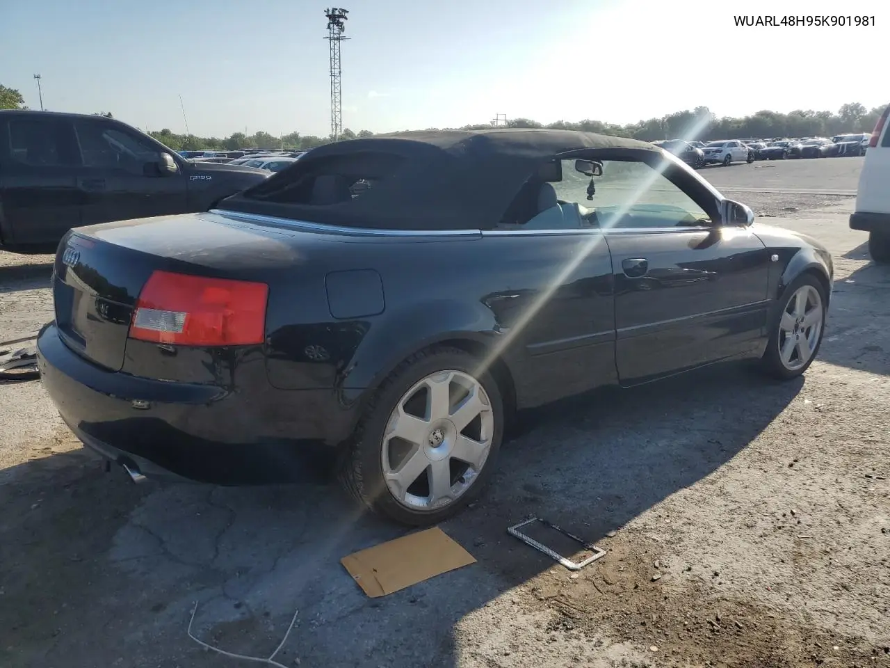 2005 Audi S4 Quattro Cabriolet VIN: WUARL48H95K901981 Lot: 61946845