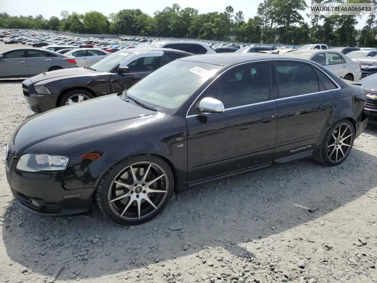 2006 Audi S4 Quattro VIN: WAUGL78E46A065433 Lot: 55156135