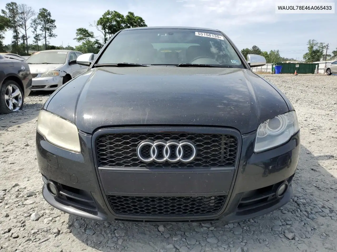 2006 Audi S4 Quattro VIN: WAUGL78E46A065433 Lot: 55156135