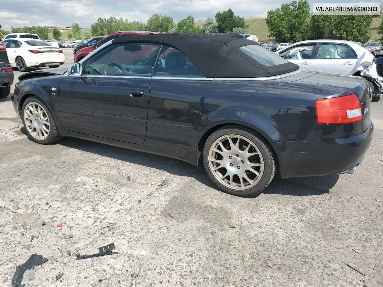 2006 Audi S4 Quattro Cabriolet VIN: WUARL48H56K900683 Lot: 61131255