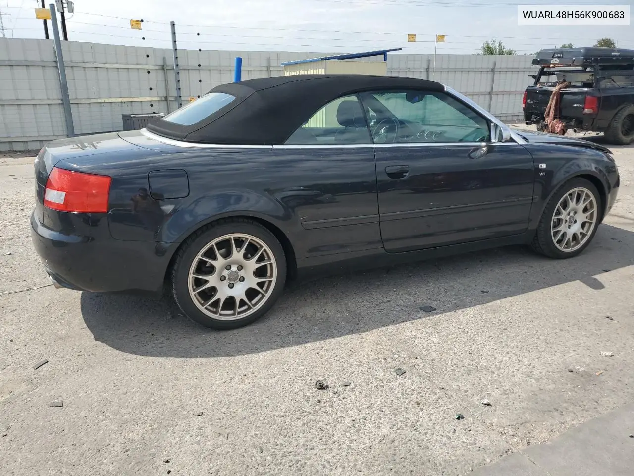 2006 Audi S4 Quattro Cabriolet VIN: WUARL48H56K900683 Lot: 61131255