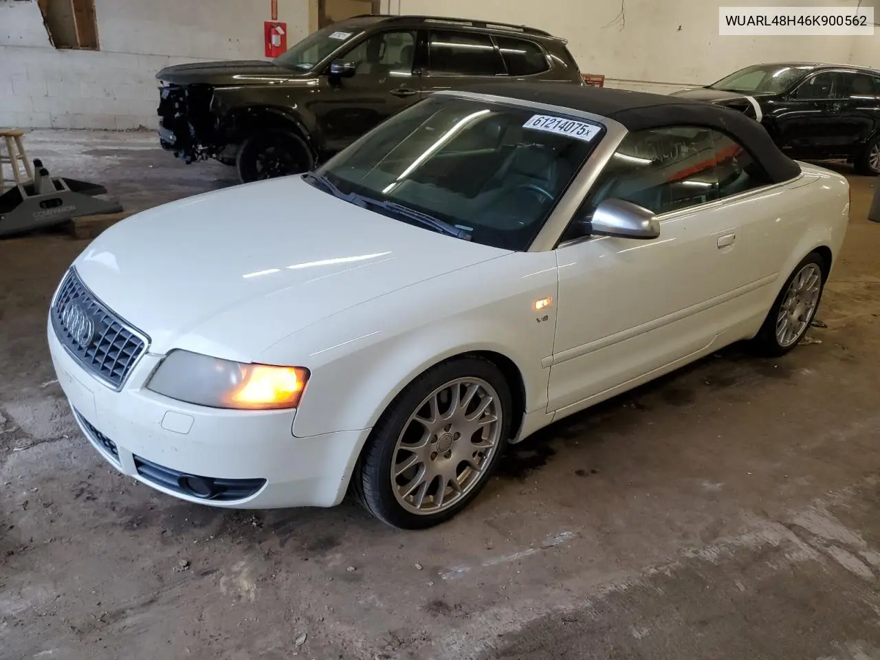 2006 Audi S4 Quattro Cabriolet VIN: WUARL48H46K900562 Lot: 61214075