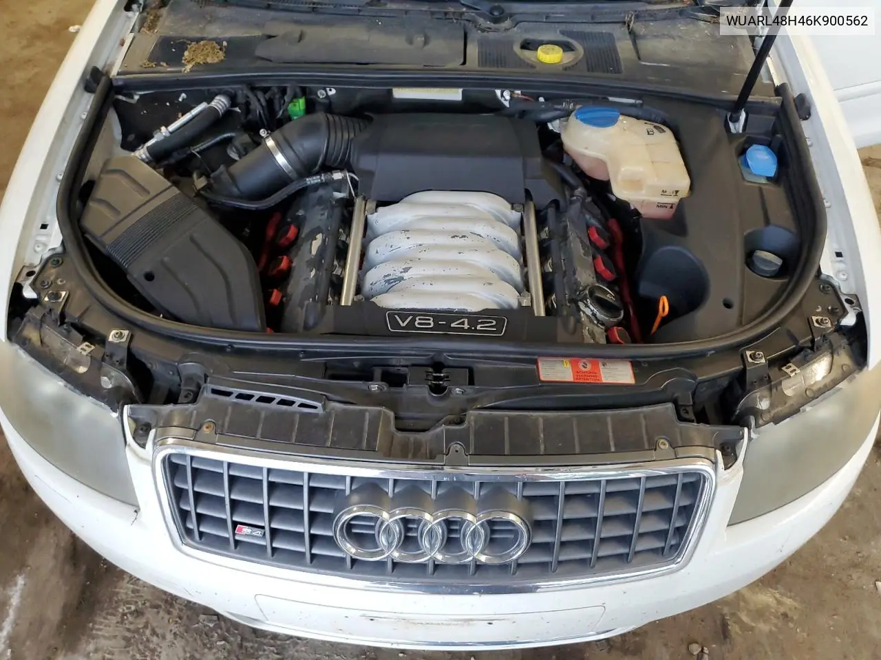 2006 Audi S4 Quattro Cabriolet VIN: WUARL48H46K900562 Lot: 61214075