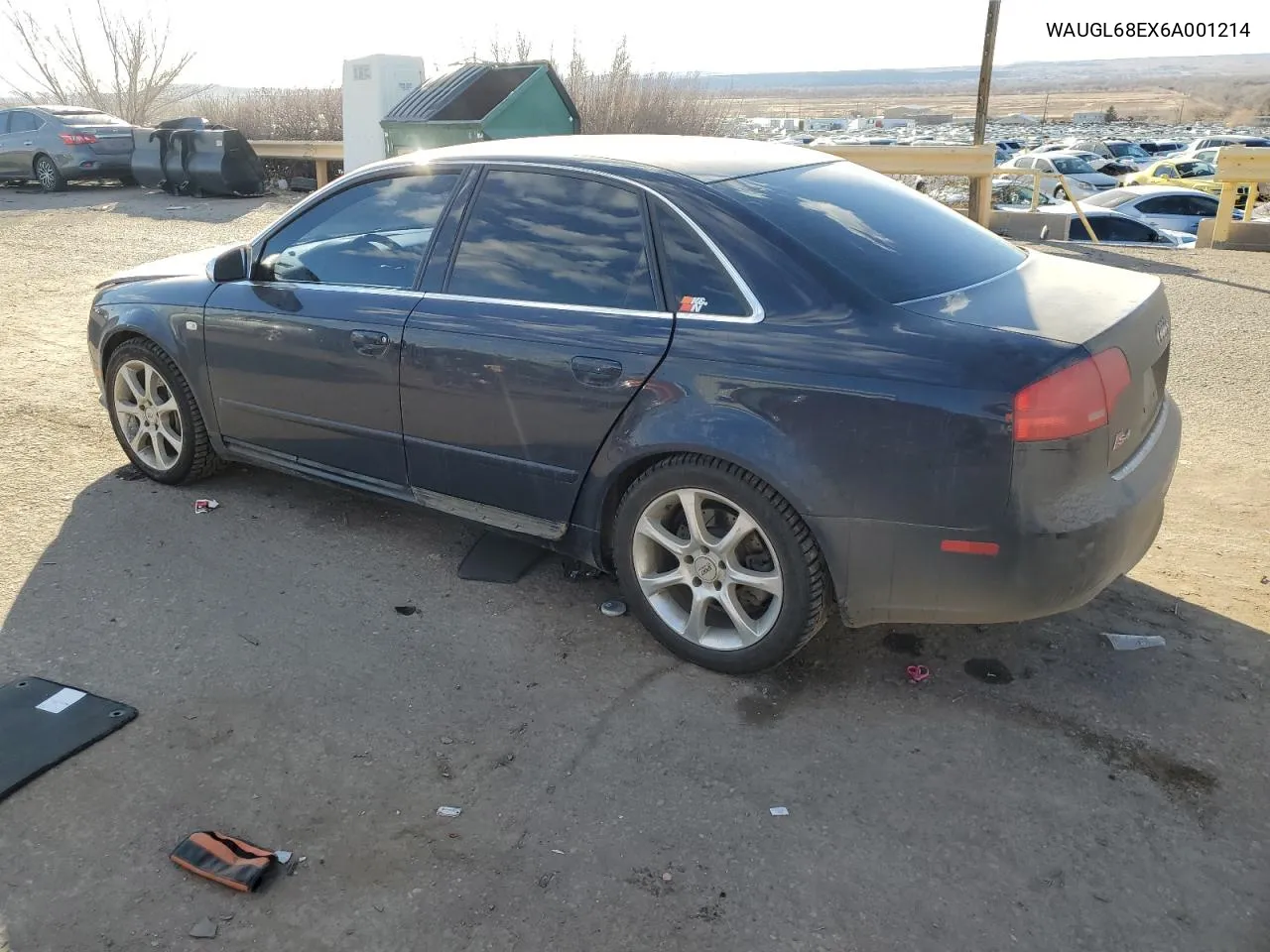 2006 Audi S4 Quattro VIN: WAUGL68EX6A001214 Lot: 88654205