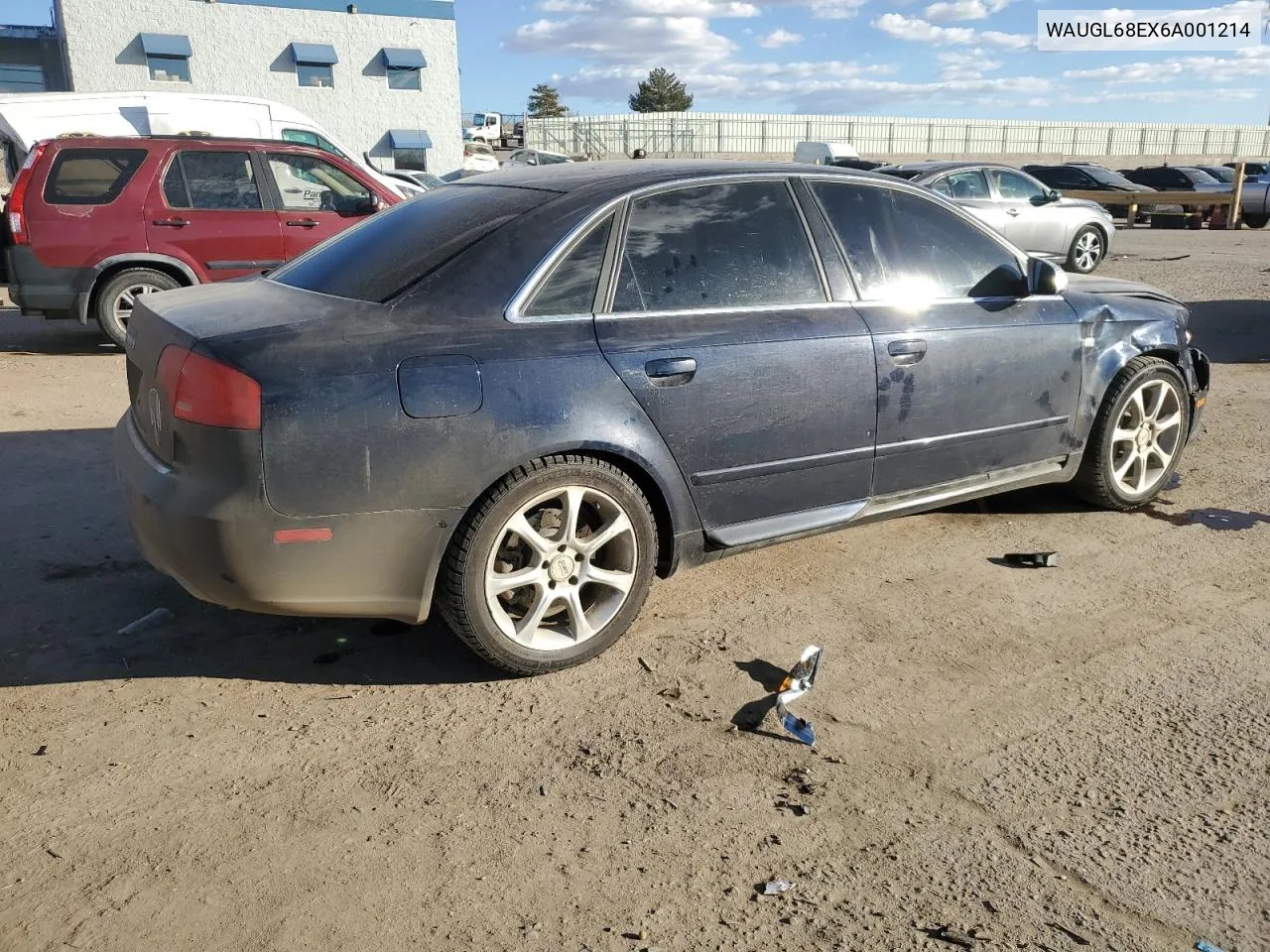 2006 Audi S4 Quattro VIN: WAUGL68EX6A001214 Lot: 88654205