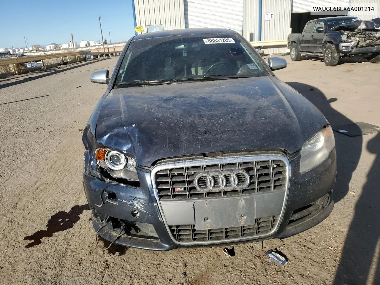 2006 Audi S4 Quattro VIN: WAUGL68EX6A001214 Lot: 88654205