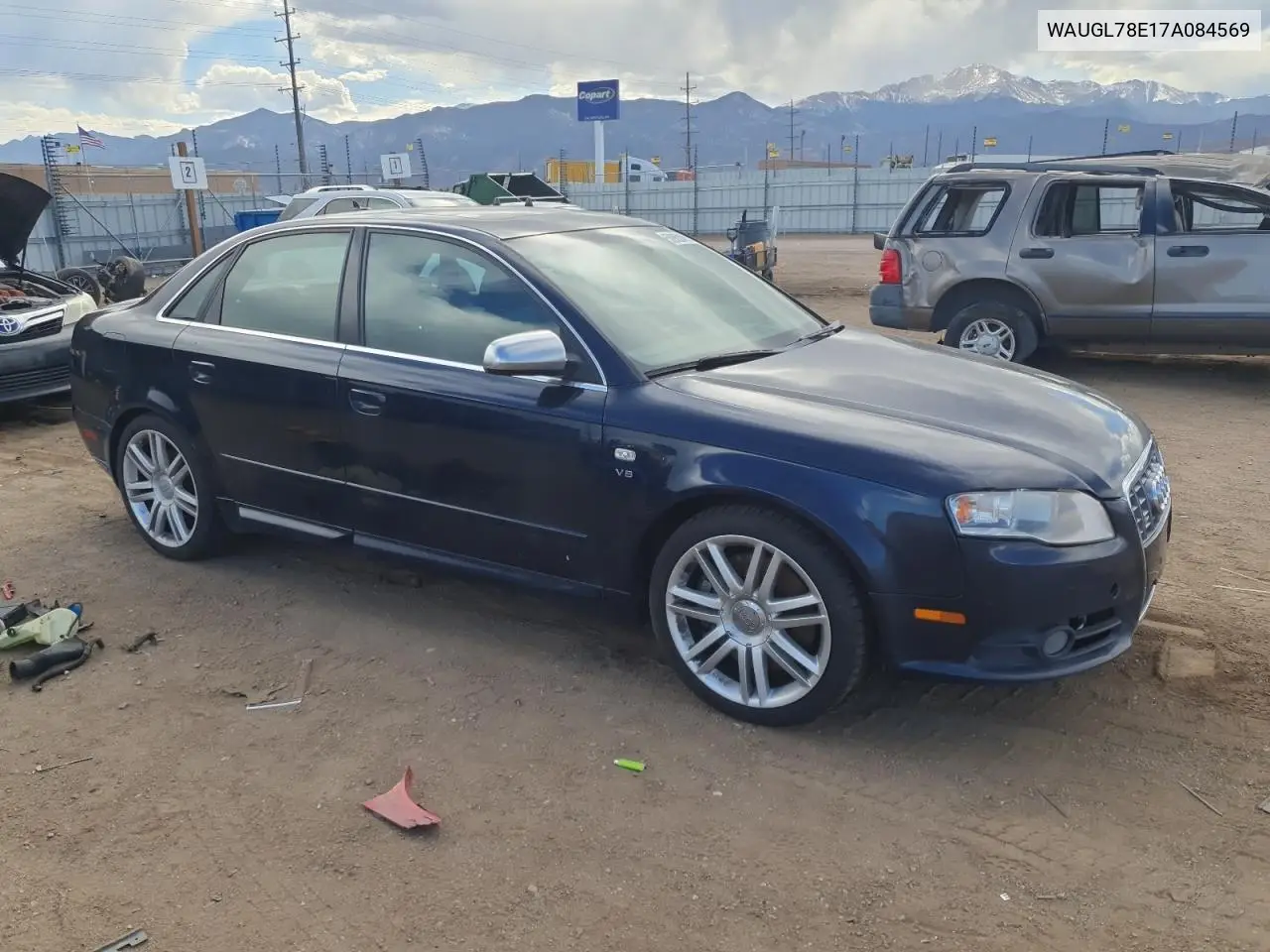 2007 Audi New S4 Quattro VIN: WAUGL78E17A084569 Lot: 50962445