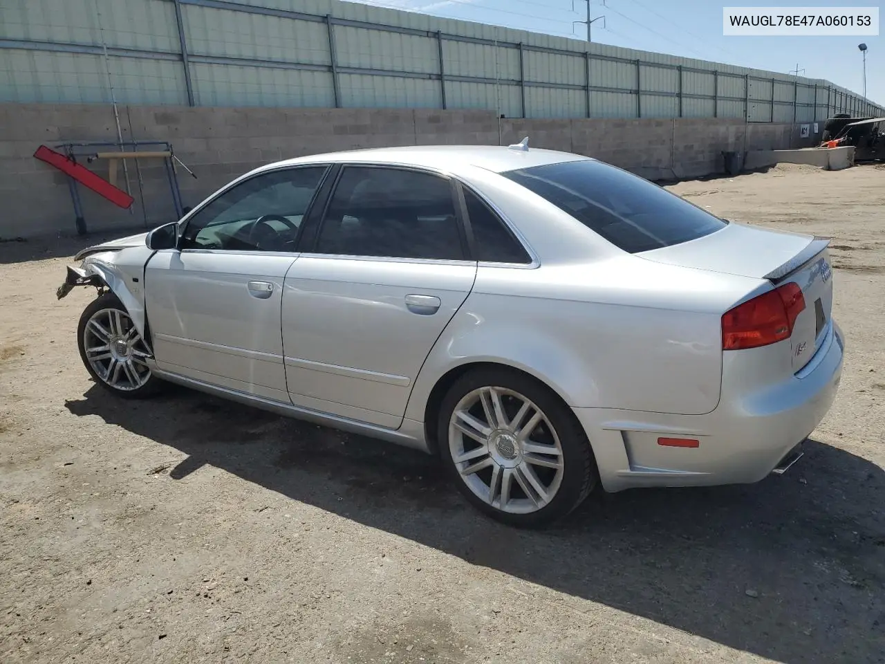 2007 Audi New S4 Quattro VIN: WAUGL78E47A060153 Lot: 51222675