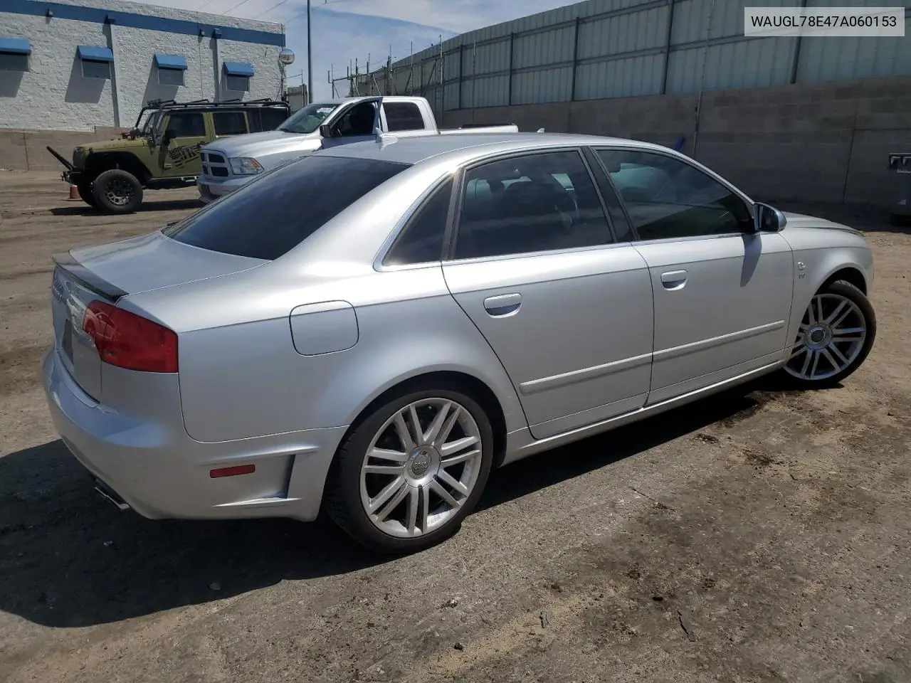 2007 Audi New S4 Quattro VIN: WAUGL78E47A060153 Lot: 51222675