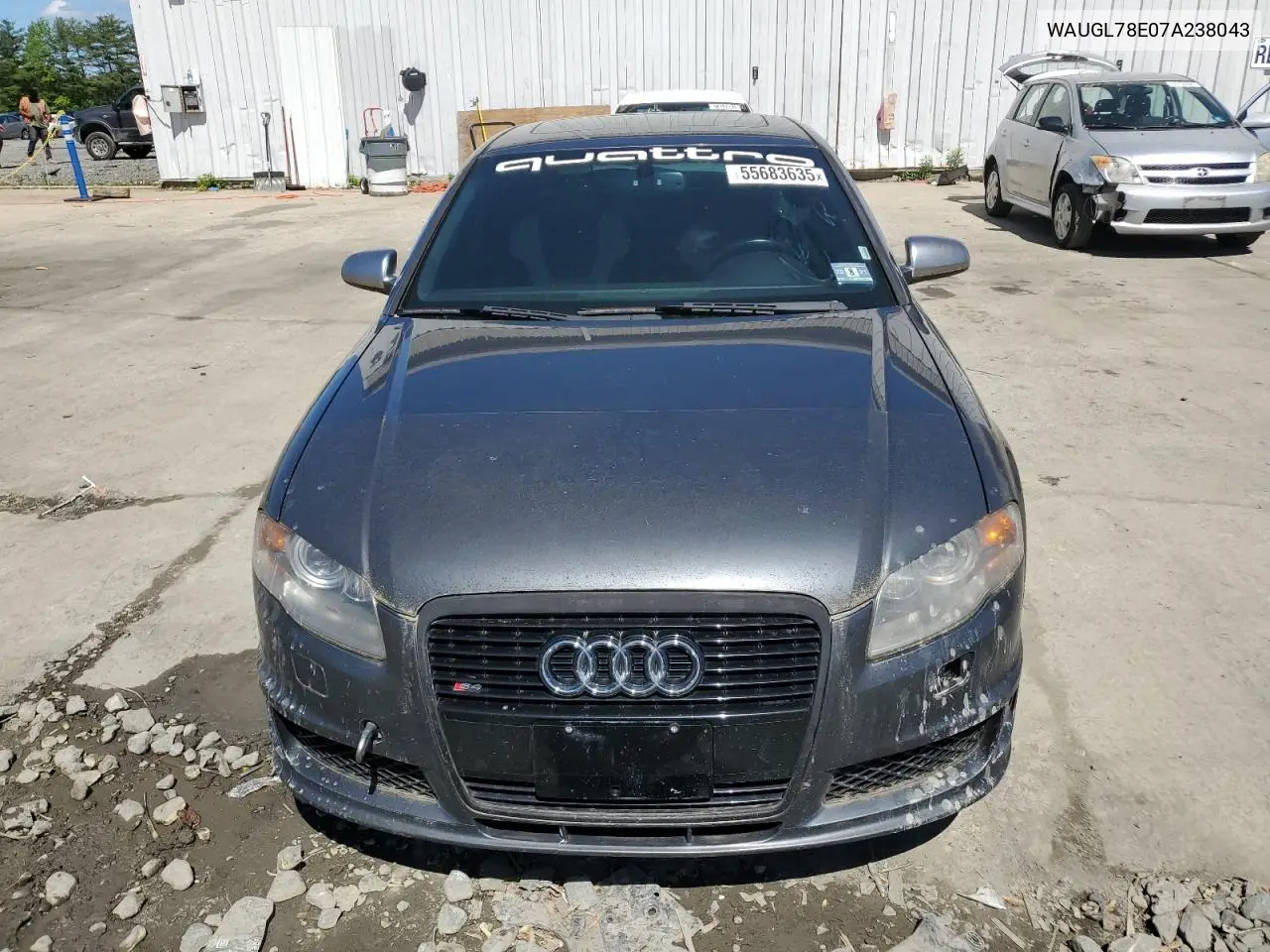 2007 Audi New S4 Quattro VIN: WAUGL78E07A238043 Lot: 55683635