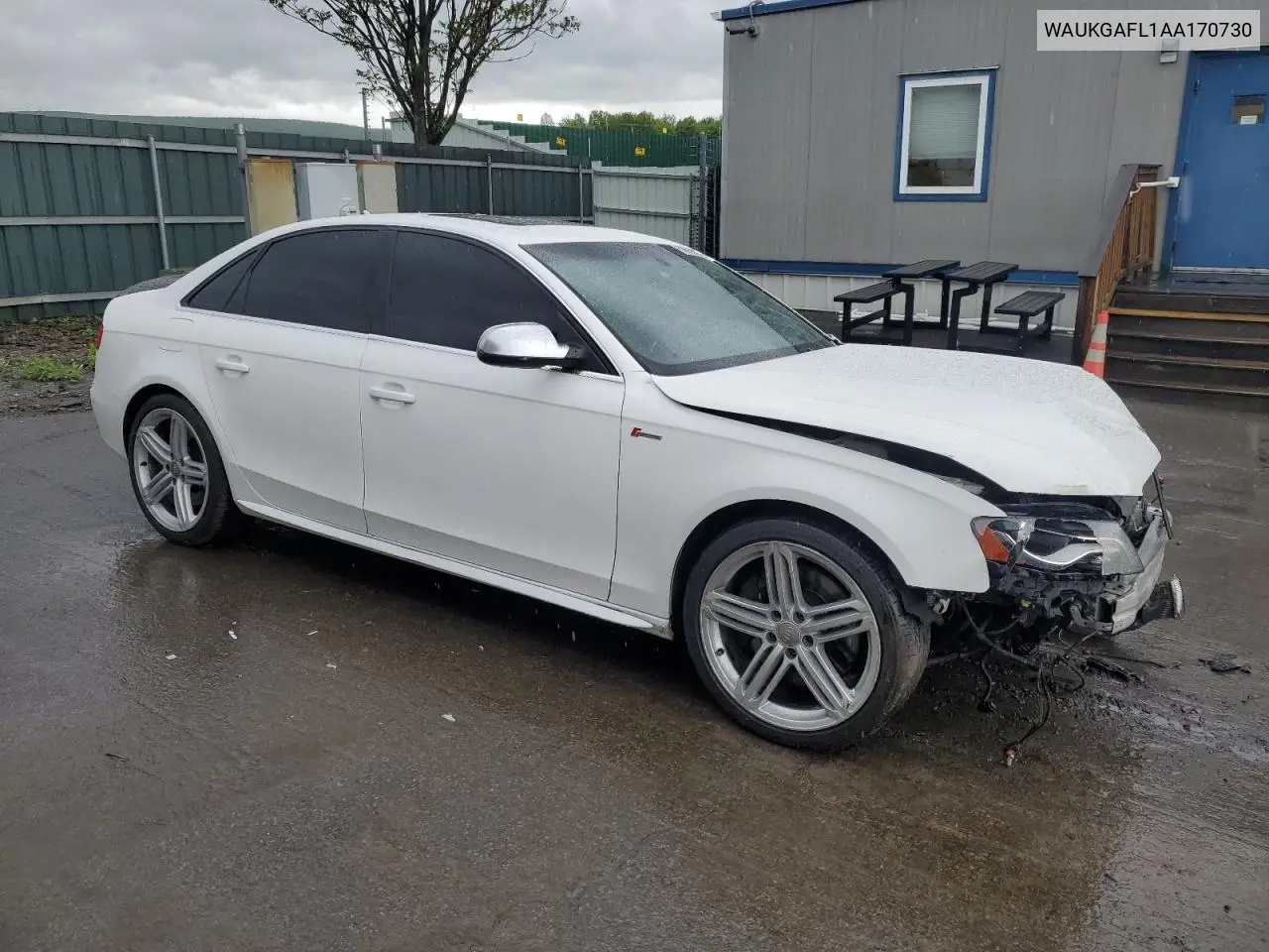 2010 Audi S4 Prestige VIN: WAUKGAFL1AA170730 Lot: 56857045